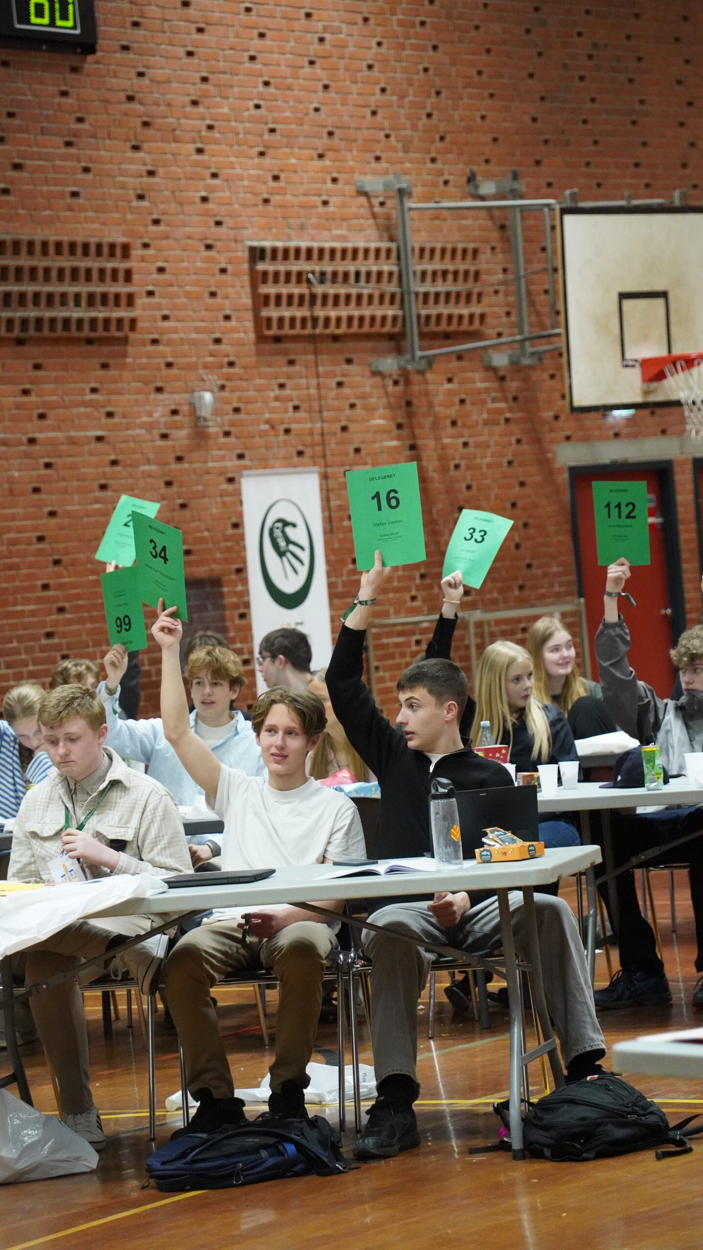 Delegerede stemmer til Danske Skoleelevers generalforsamling